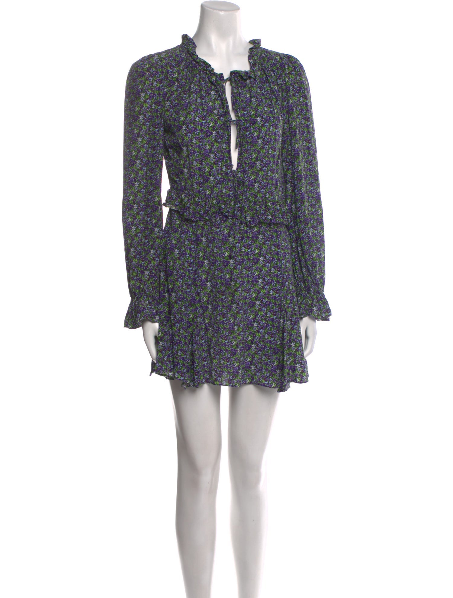 Les Rêveries Silk Mini Dress