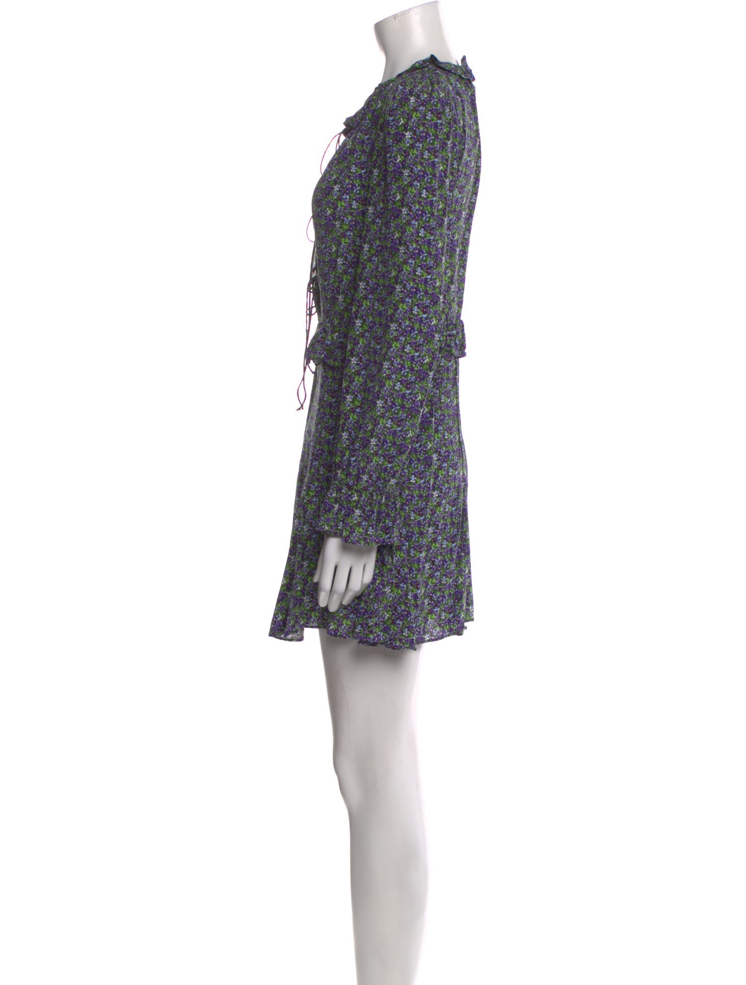 Les Rêveries Silk Mini Dress