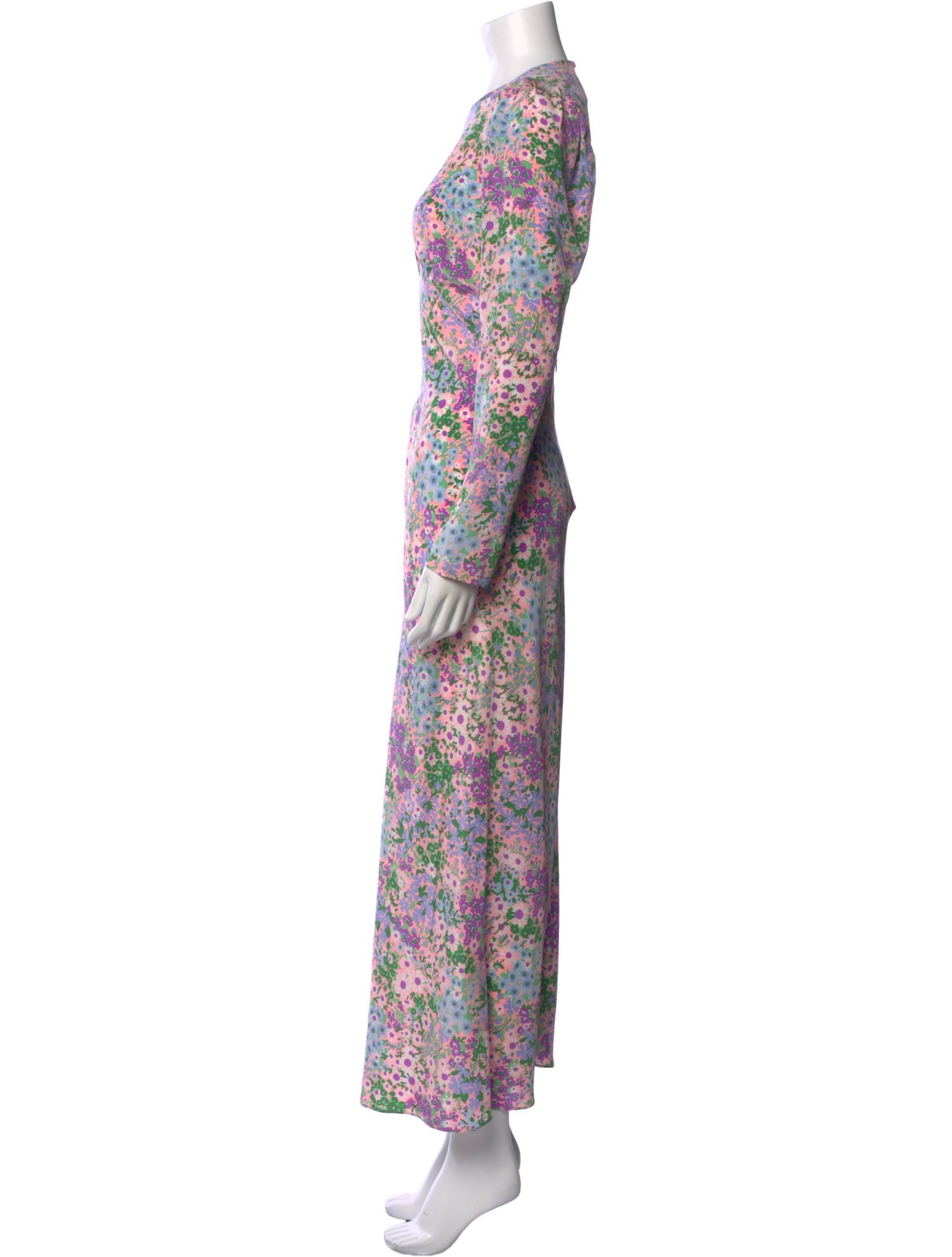 Les Rêveries Silk Long Dress