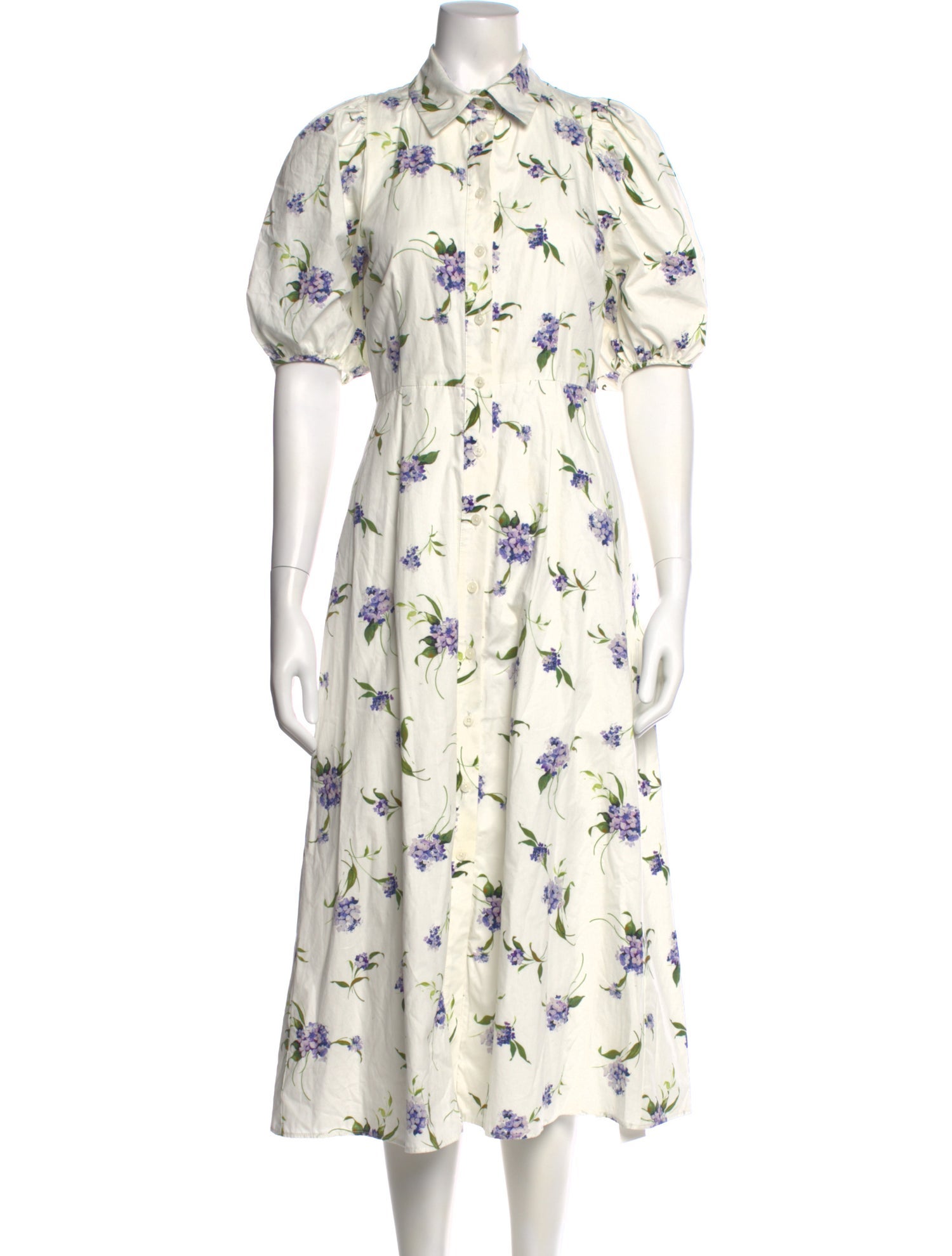 Les Rêveries Floral Print Long Dress