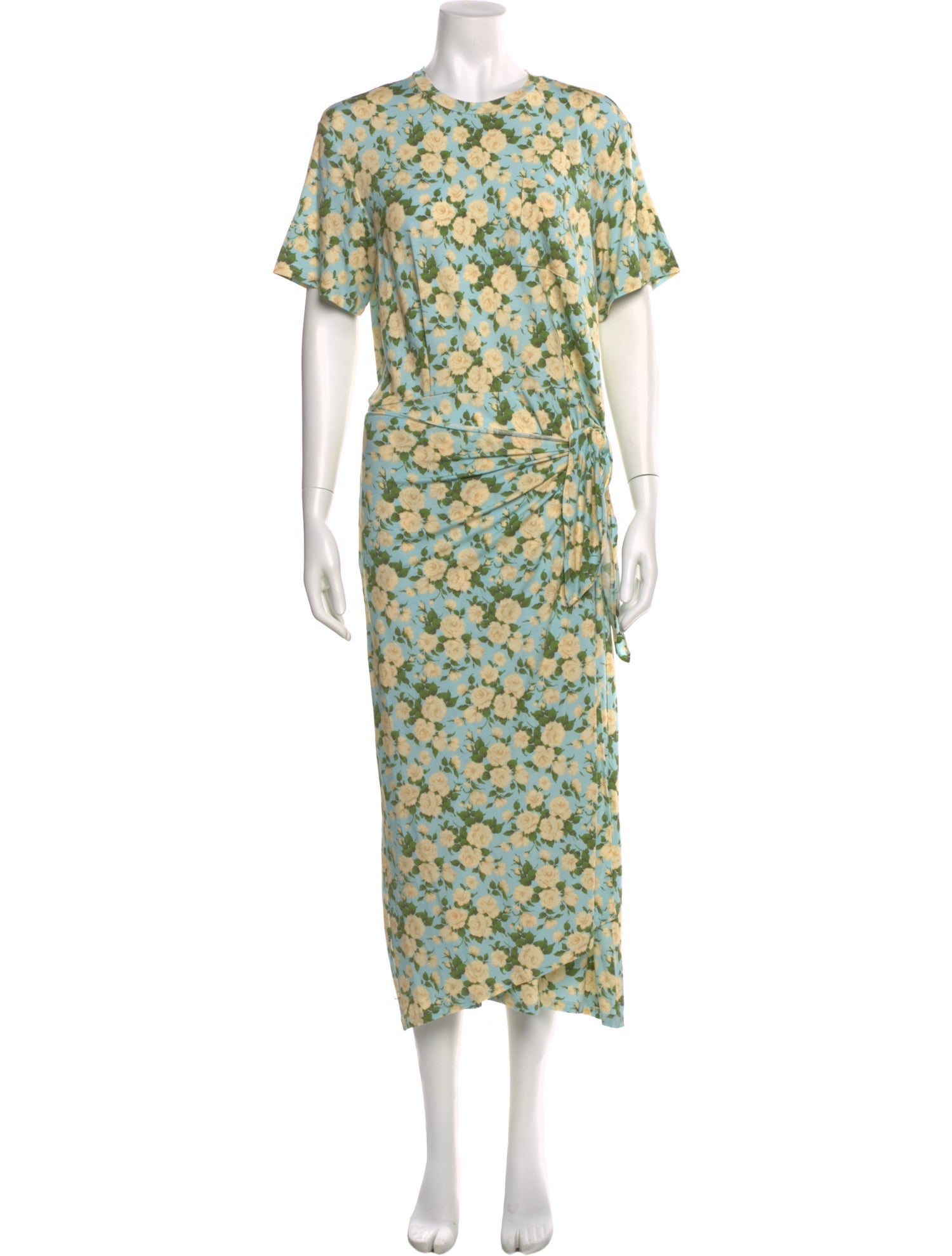 Les Rêveries Silk Midi Length Dress
