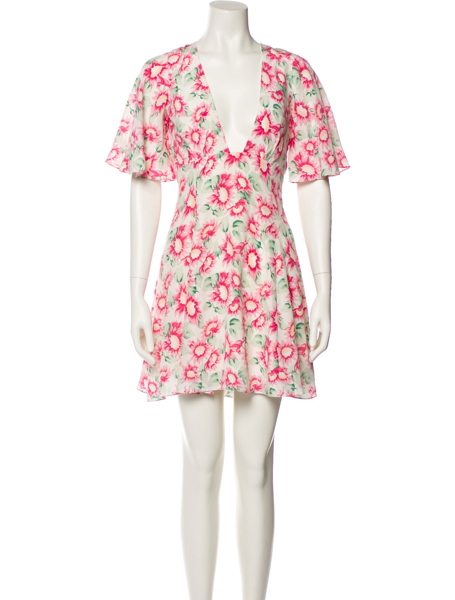 Les Rêveries Silk Mini Dress