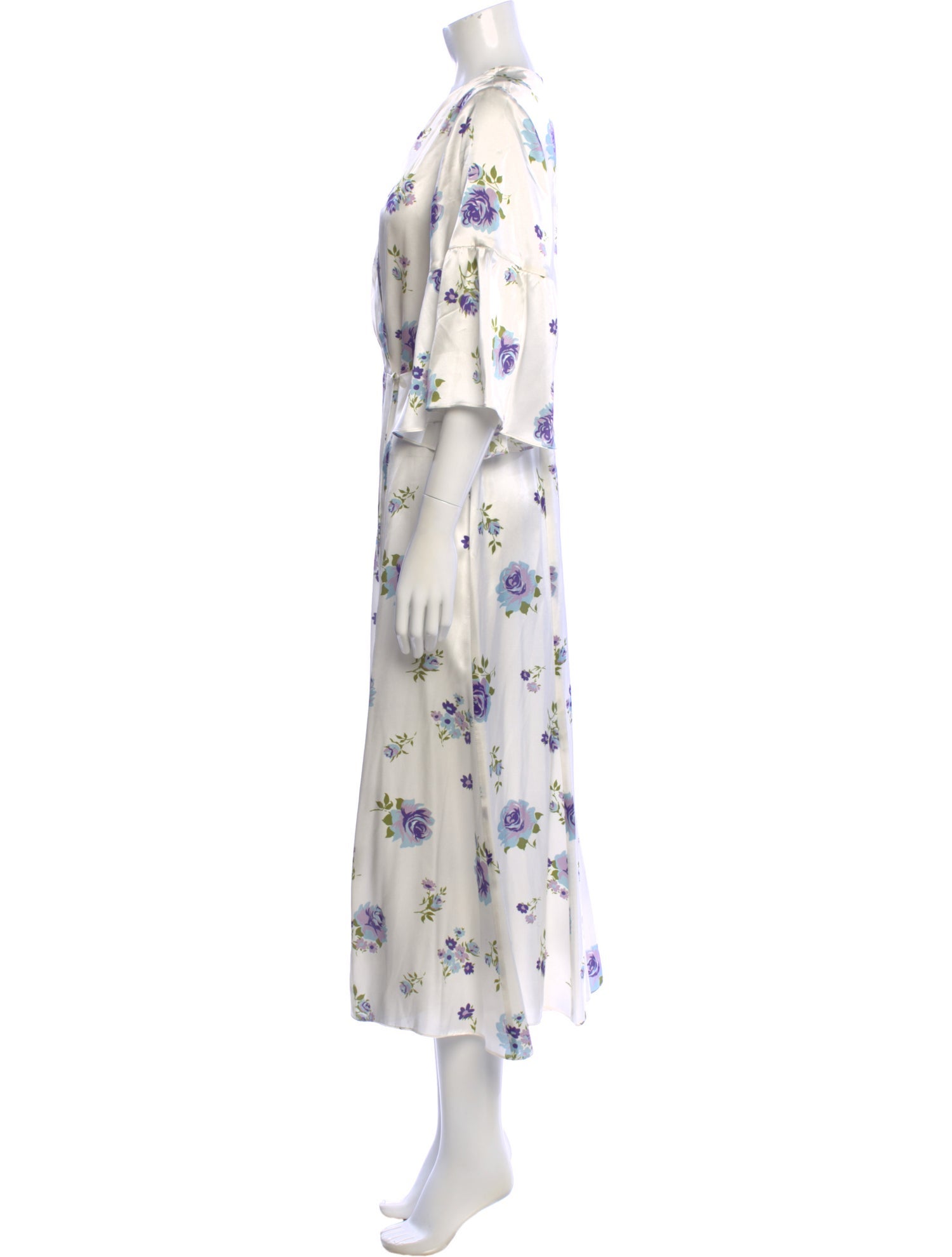 Les Rêveries Silk Long Dress