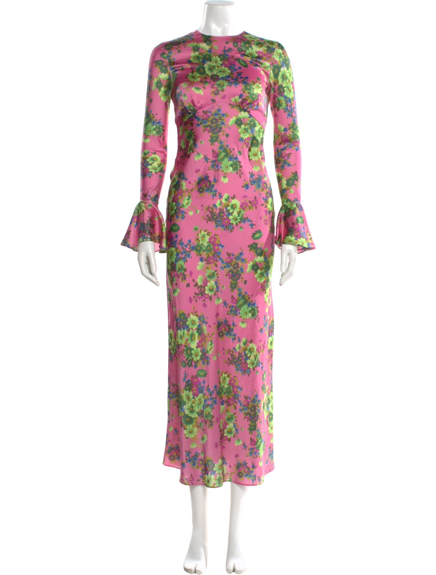 Les Rêveries Floral Print Long Dress