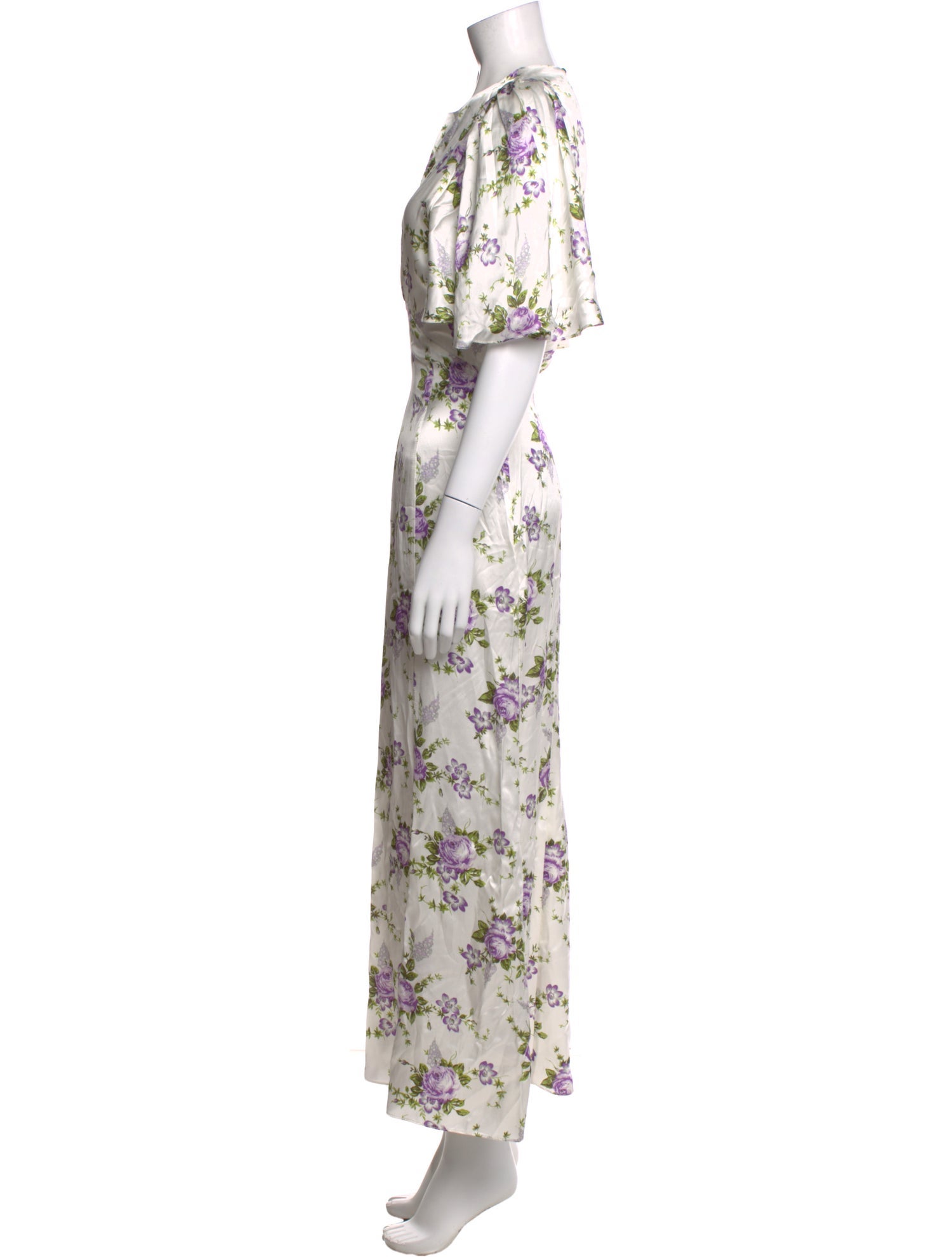 Les Rêveries Silk Long Dress