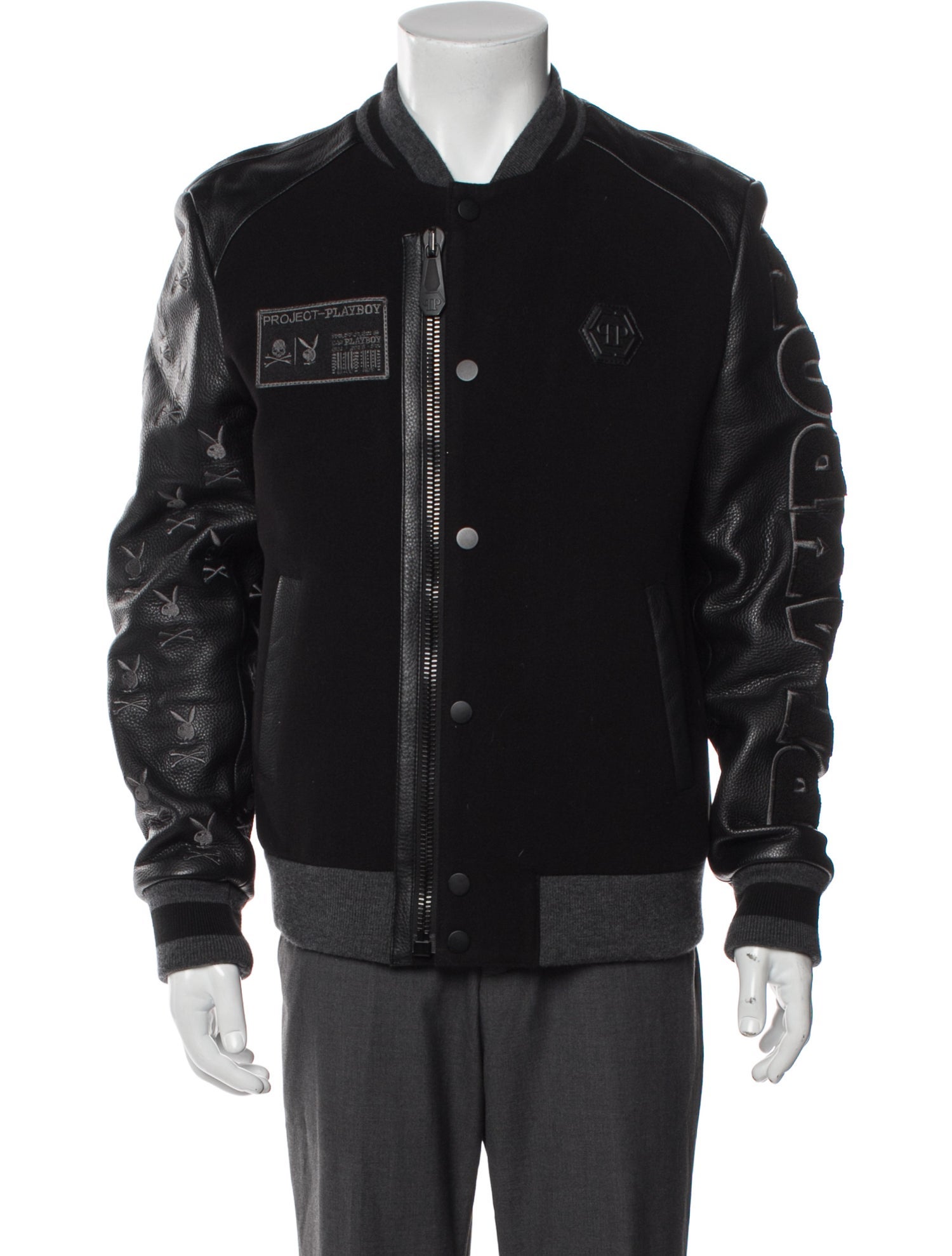 Playboy Project x Philipp Plein Graphic Print Coat