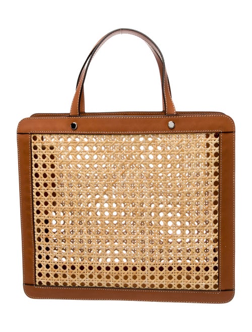 Palmgrens Straw Top Handle Bag