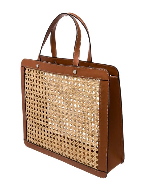 Palmgrens Straw Top Handle Bag