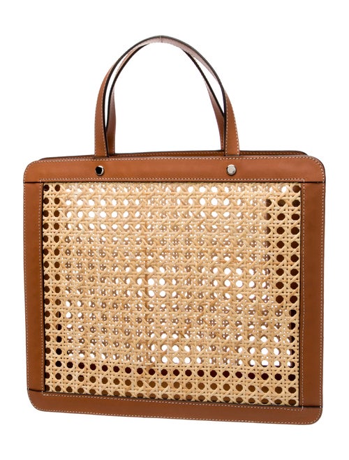 Palmgrens Straw Top Handle Bag
