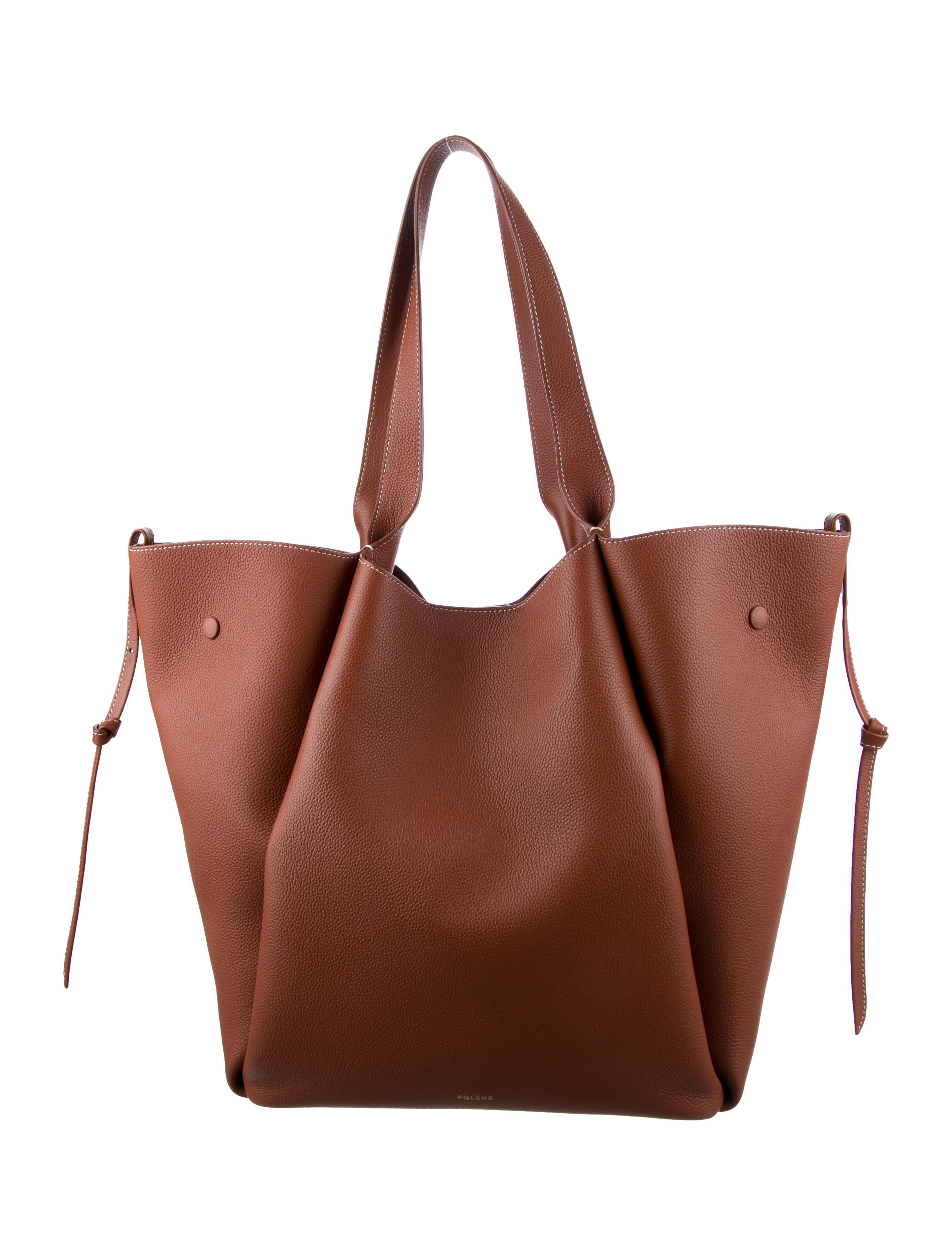 Polène Le Cabas Tote - Brown Totes, Handbags - WPLNE20547 | The