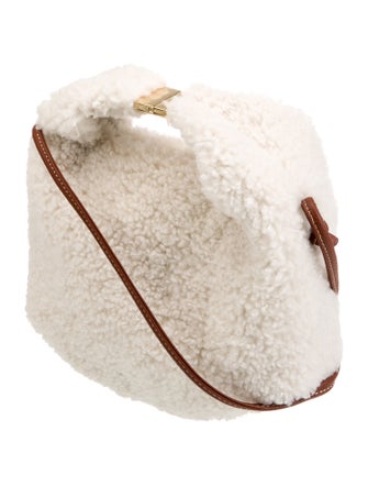 Polène Shearling Crossbody Bag