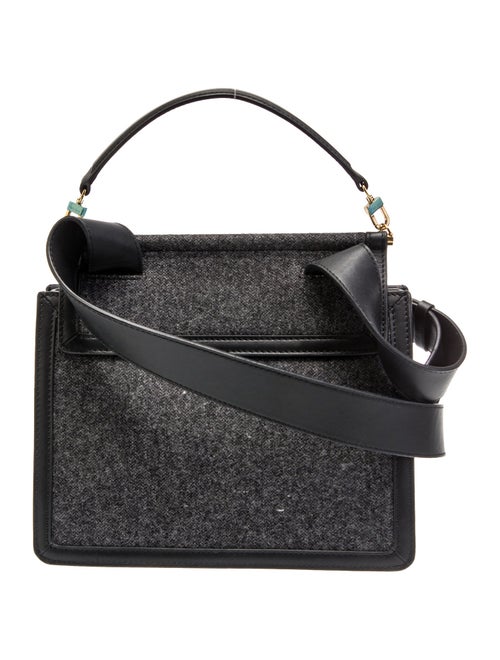 Polène Leather Top Handle Bag