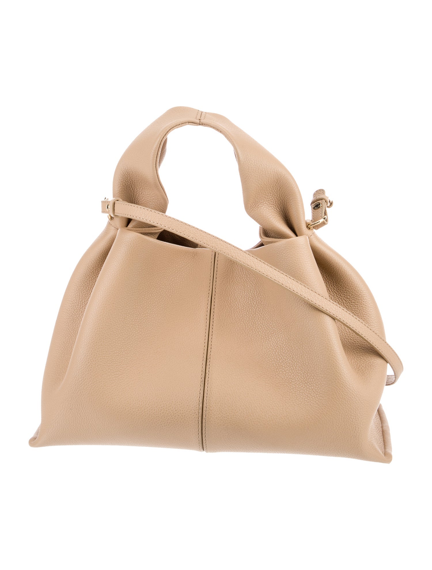 Polène Leather Top Handle Bag