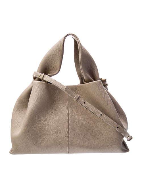 Polène Leather Top Handle Bag
