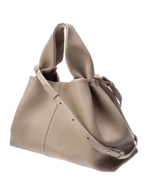Polène Leather Top Handle Bag