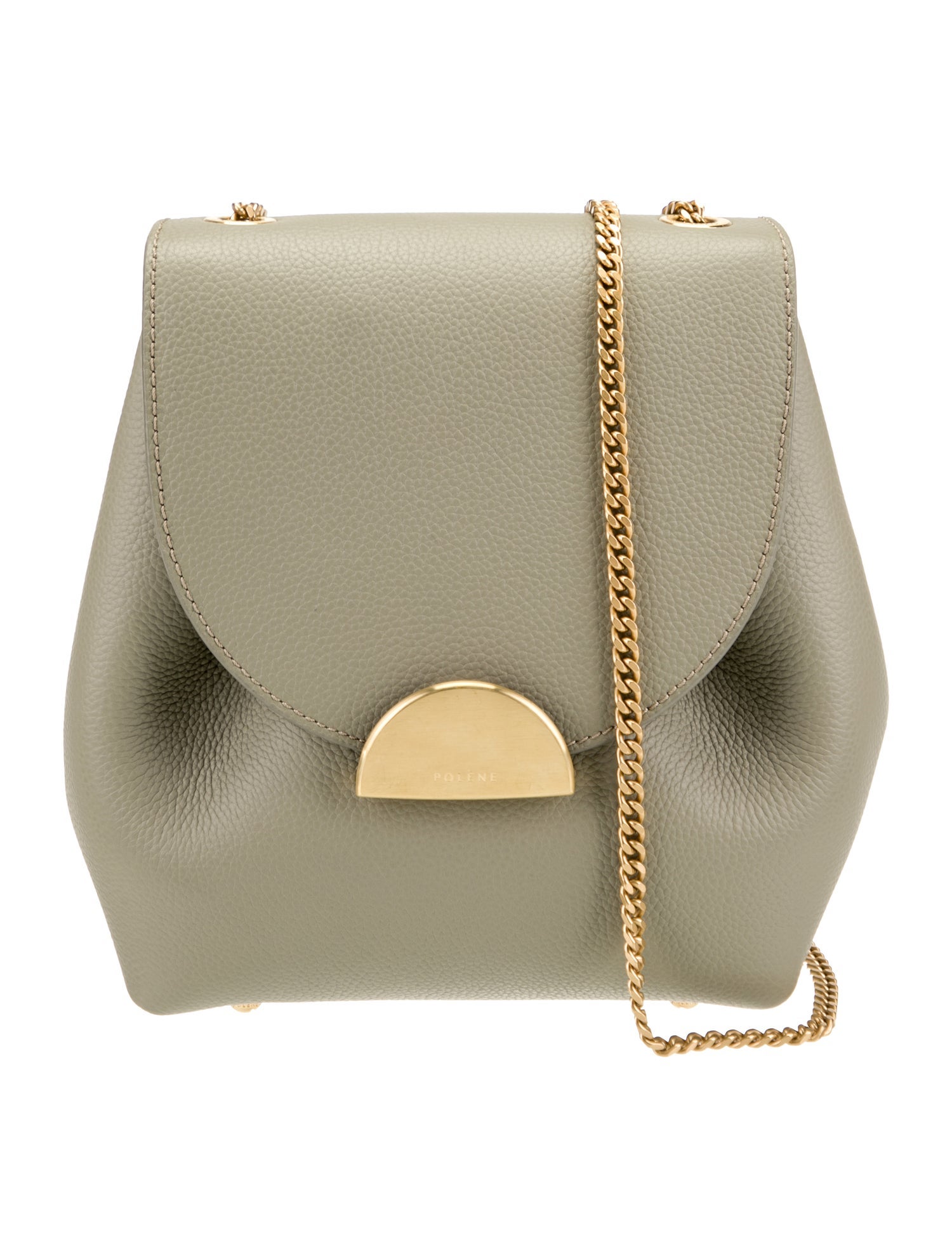 Polène Leather Crossbody Bag