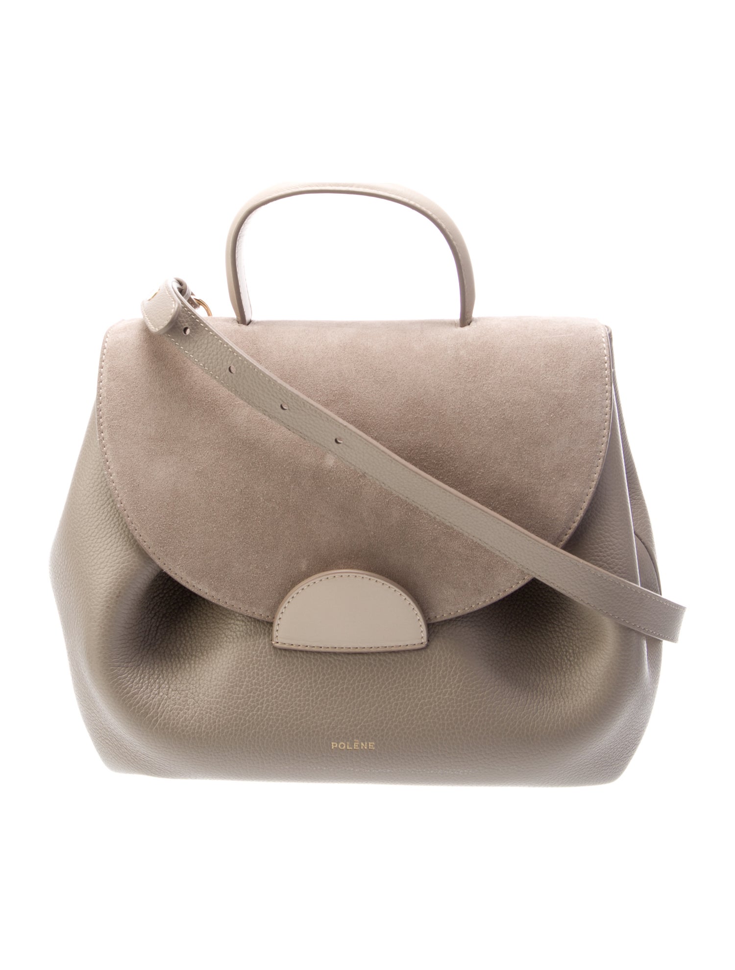 Polène Leather Shoulder Bag