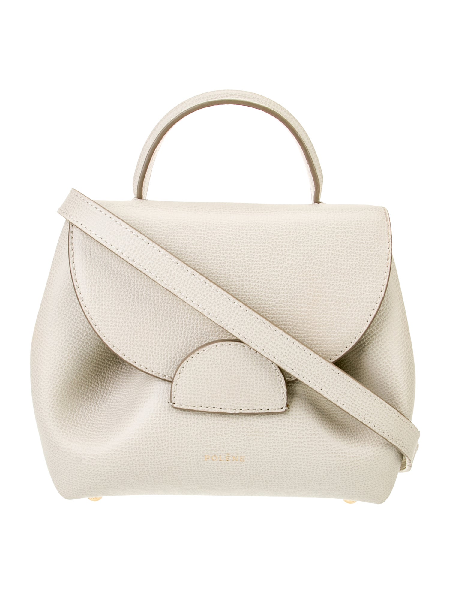 Polène Leather Crossbody Bag