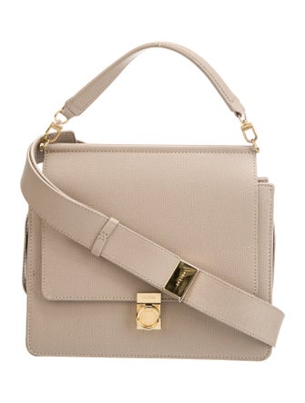 Polène Leather Top Handle Bag