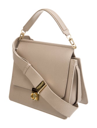 Polène Leather Top Handle Bag