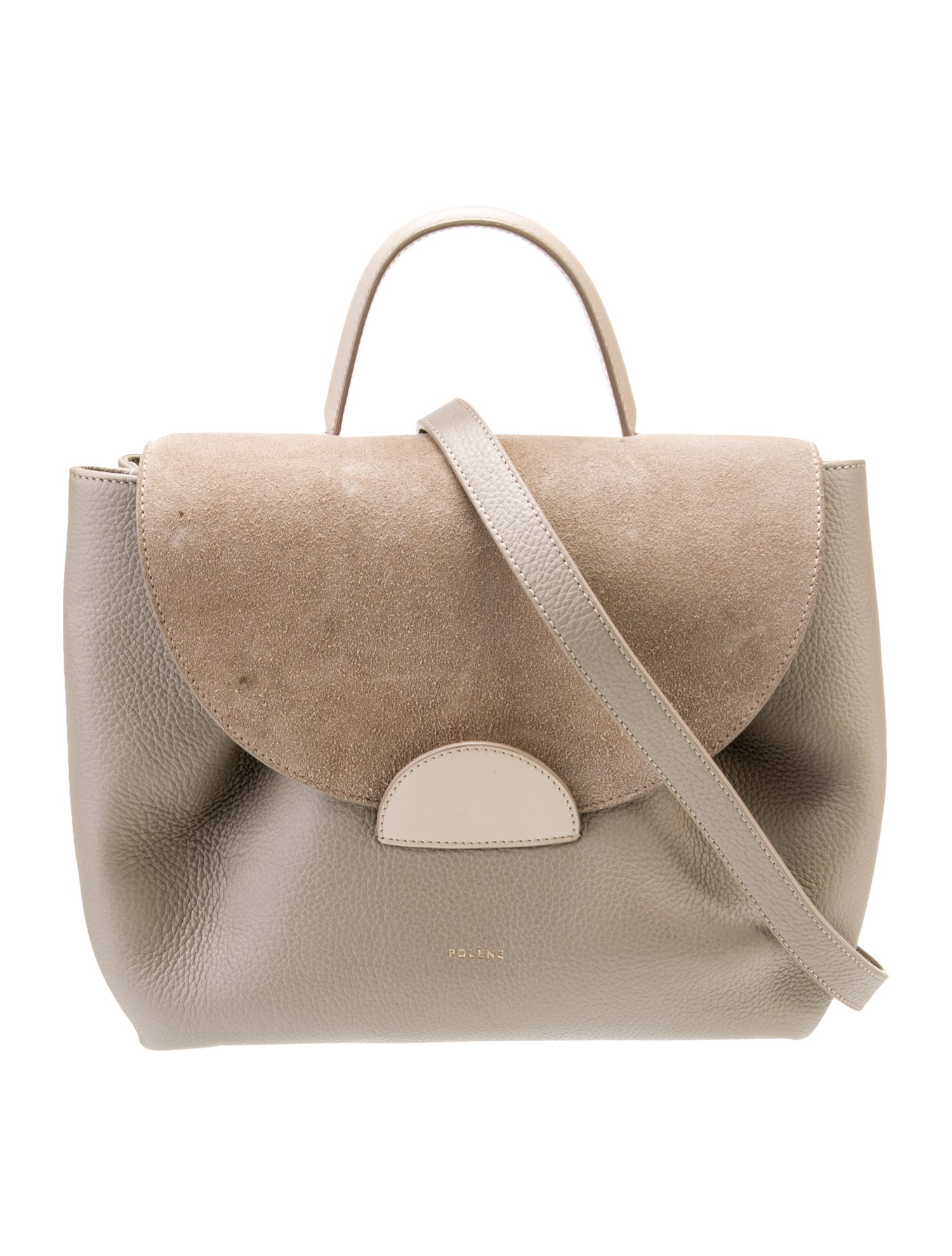 Polène Leather Shoulder Bag