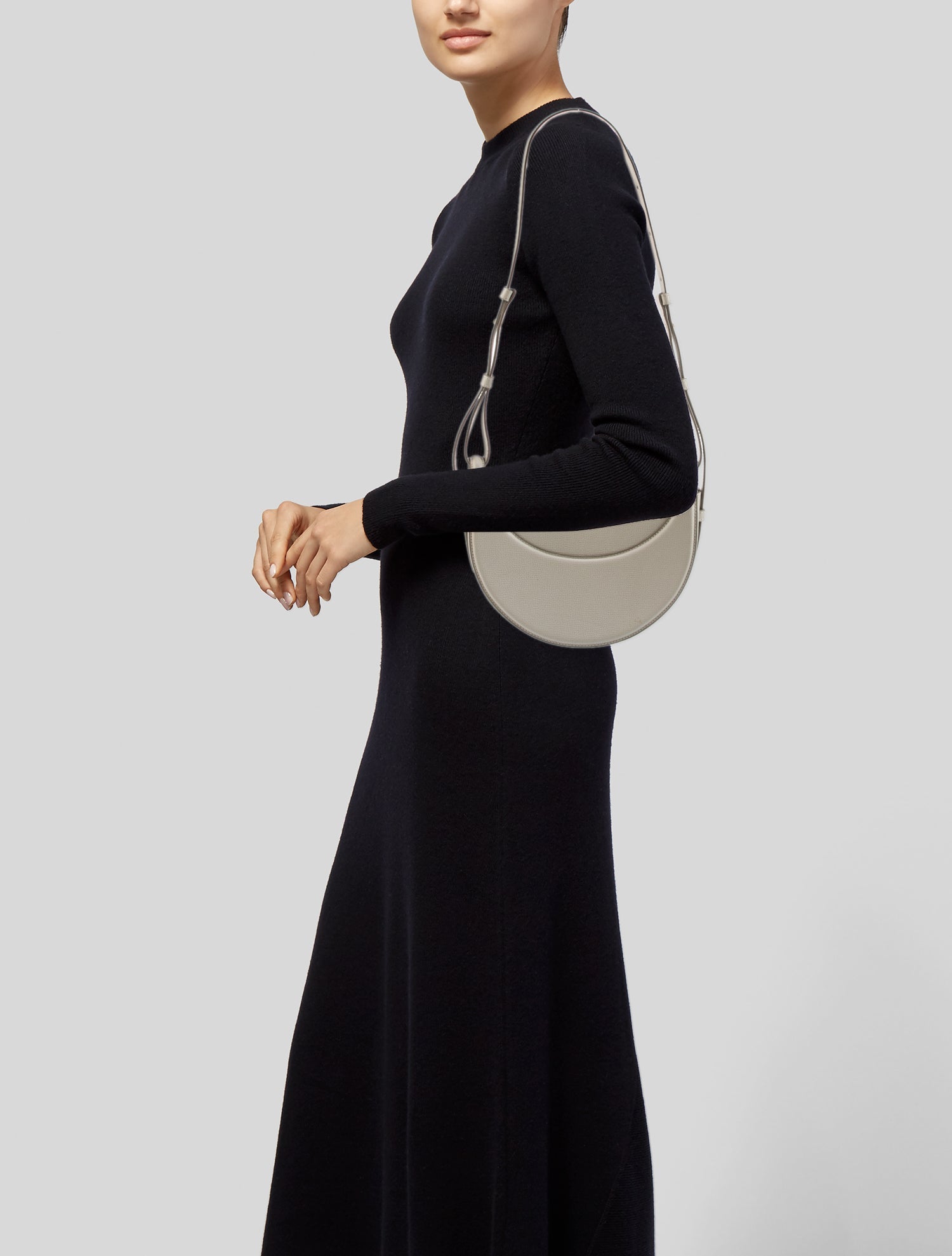 Polène Leather Shoulder Bag