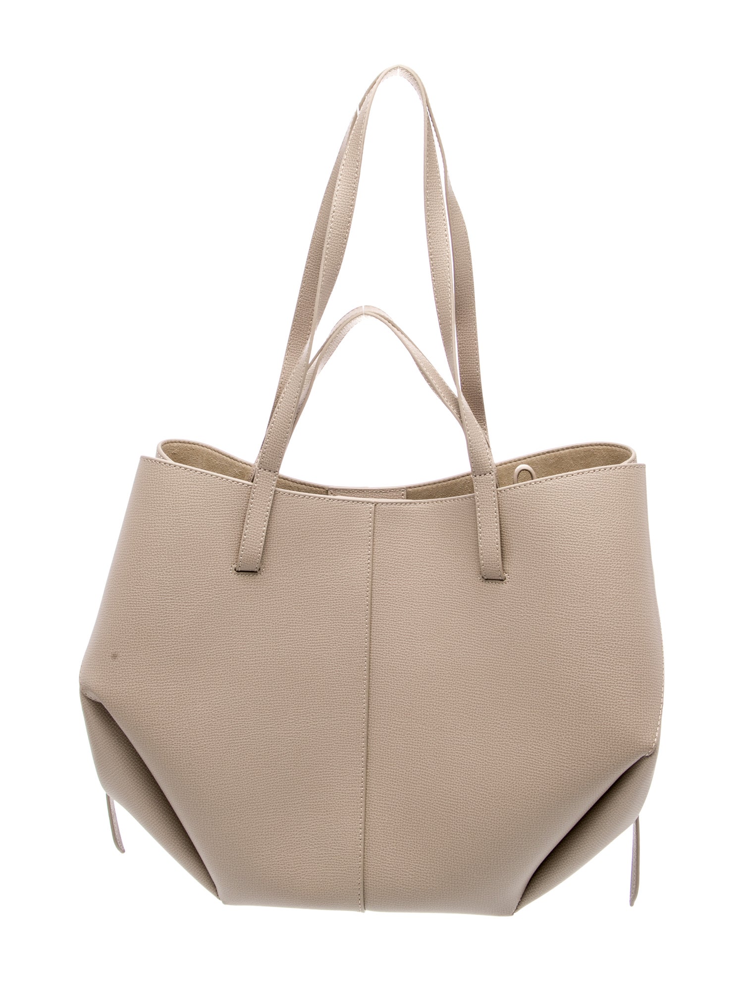 Polène Leather Top Handle Bag