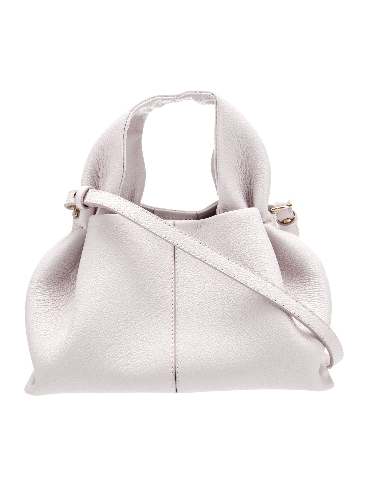 Polène Leather Top Handle Bag