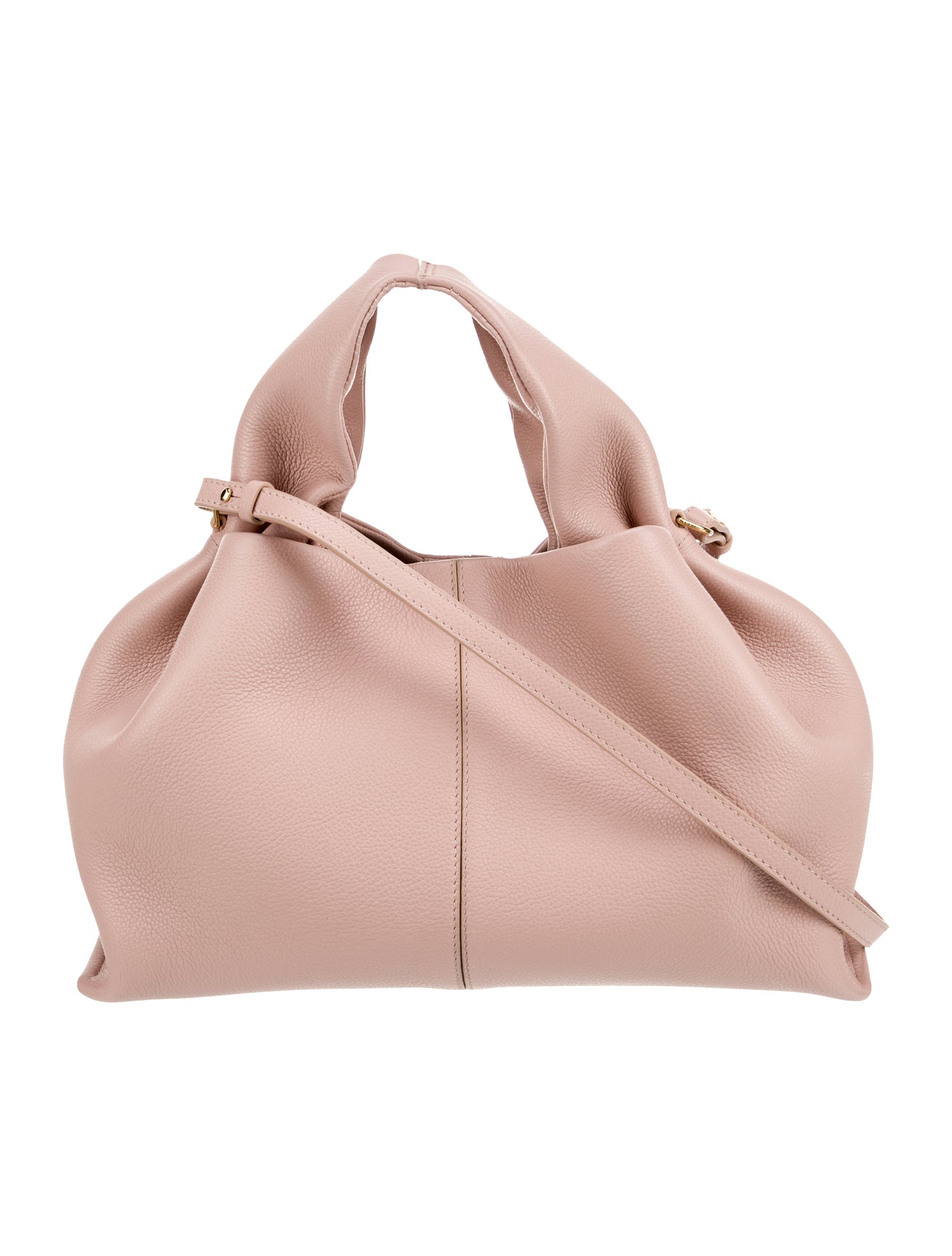 Polène Leather Top Handle Bag