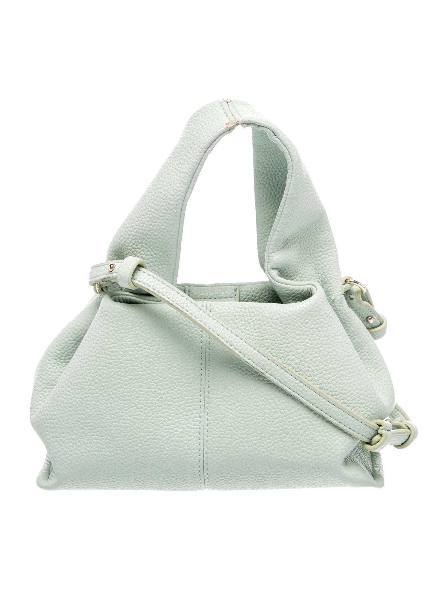 Polène Leather Top Handle Bag