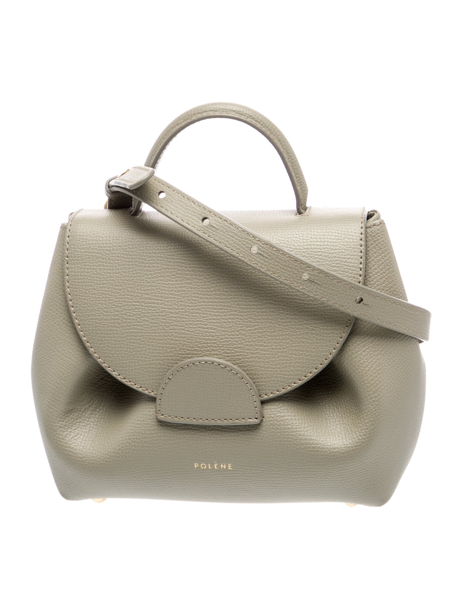 Polène Leather Crossbody Bag