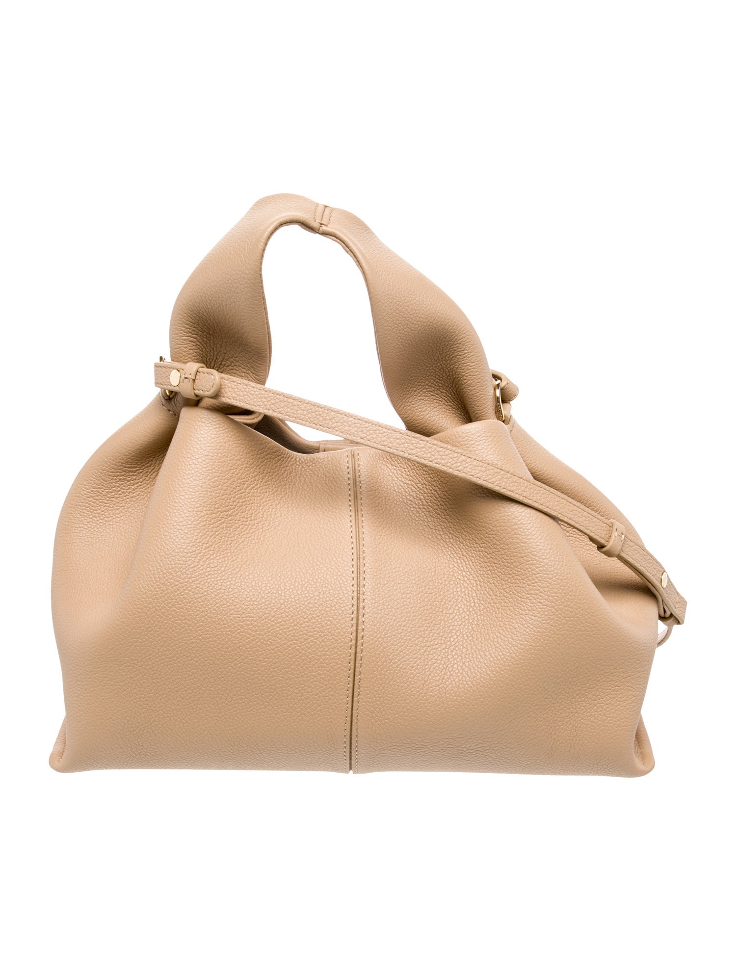 Polène Leather Top Handle Bag