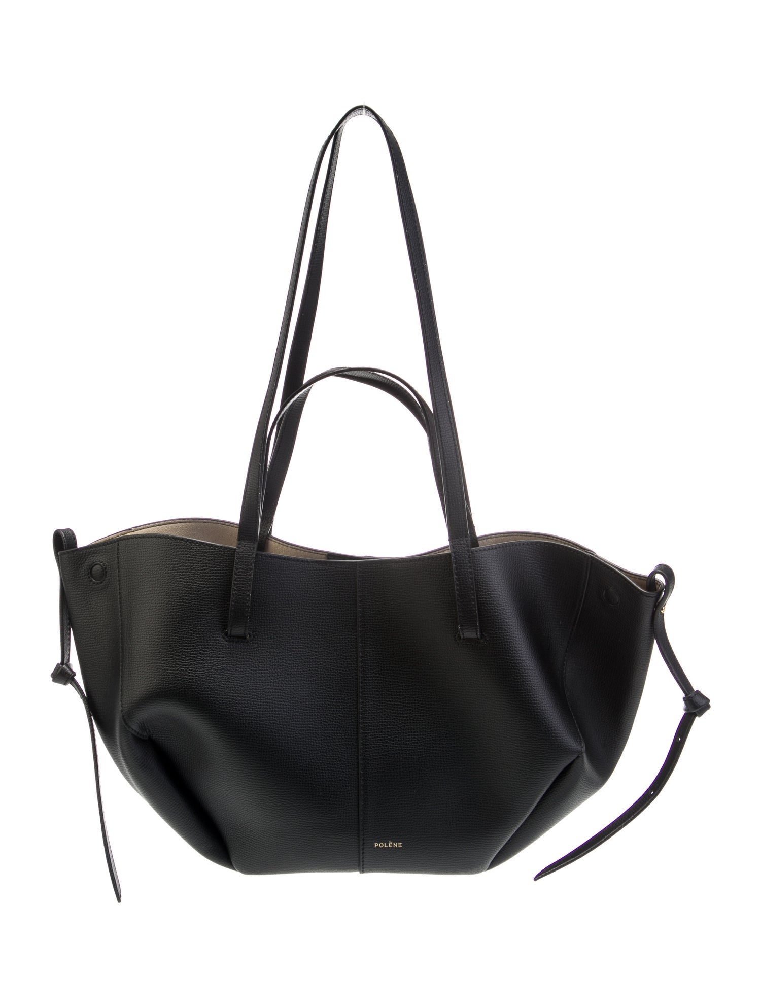 Polène Leather Top Handle Bag
