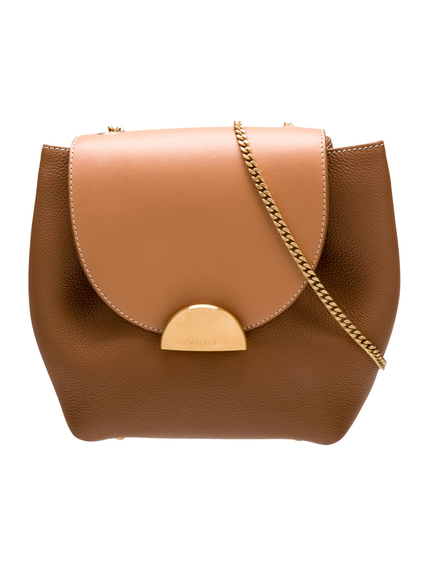 Polène Leather Crossbody Bag