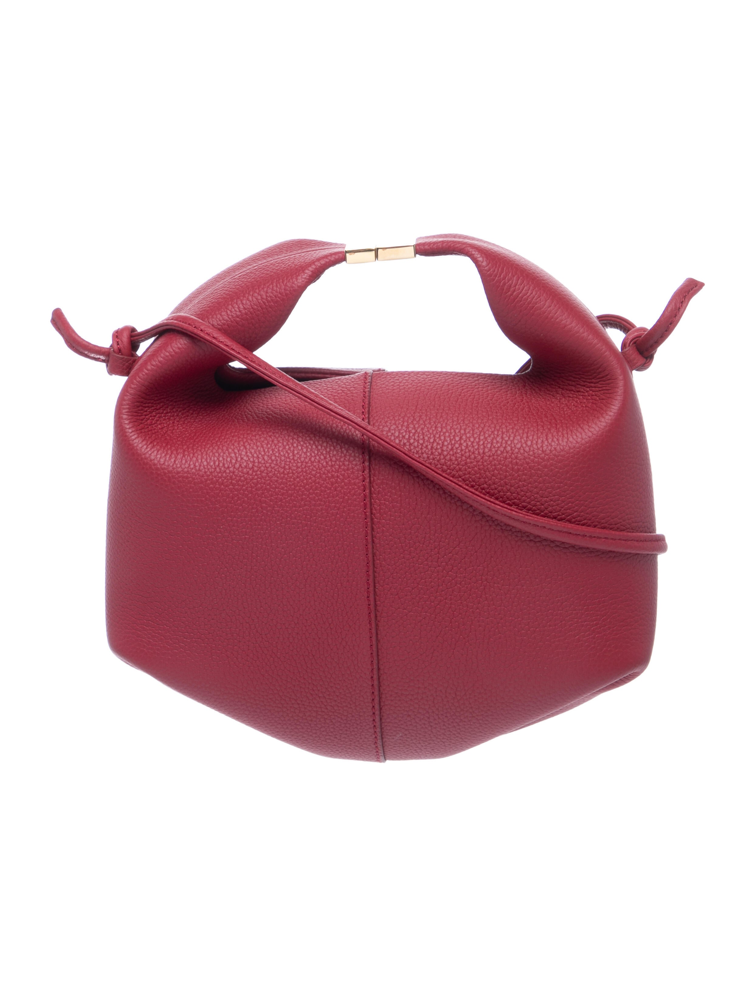 Polène Leather Top Handle Bag