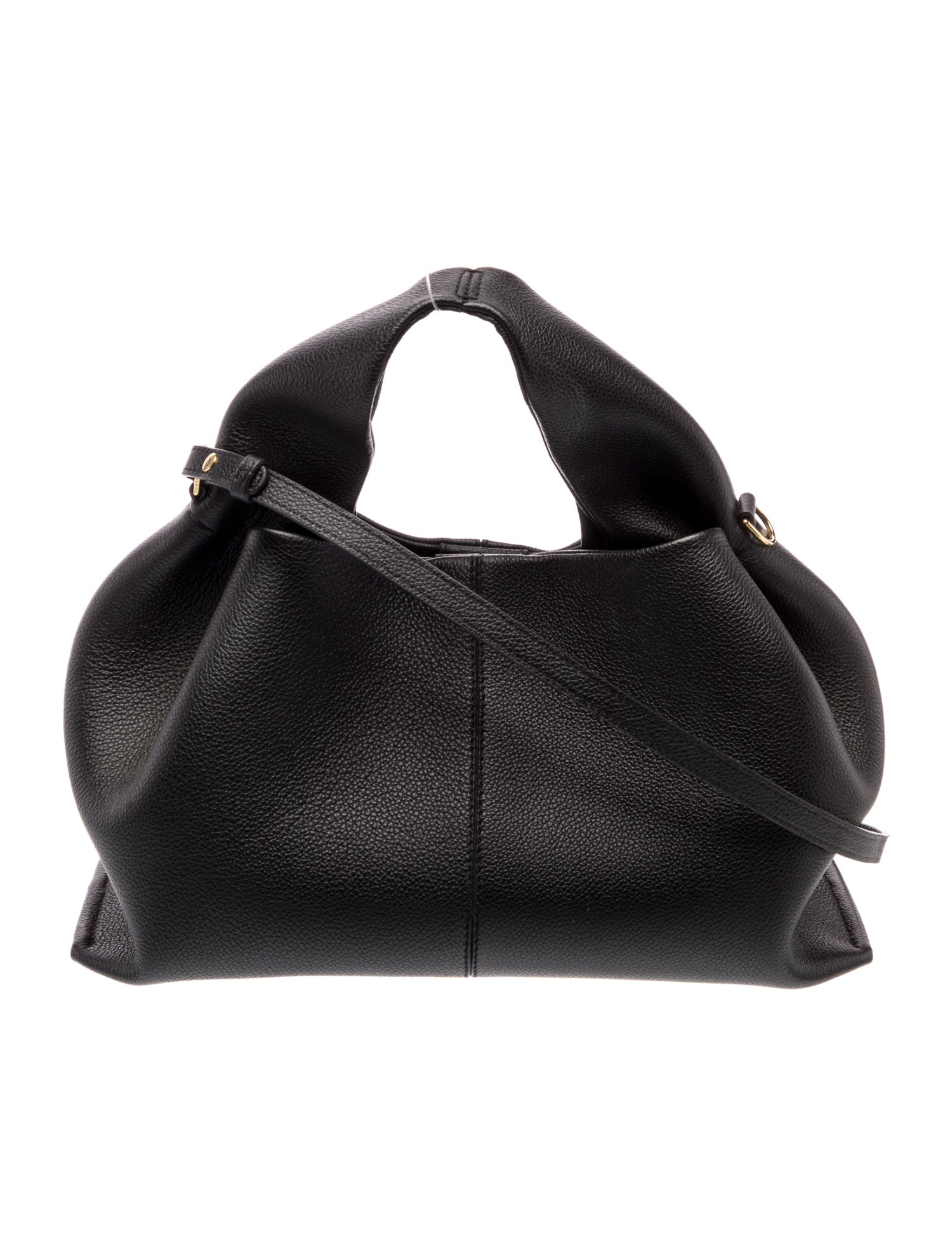 Polène Leather Top Handle Bag