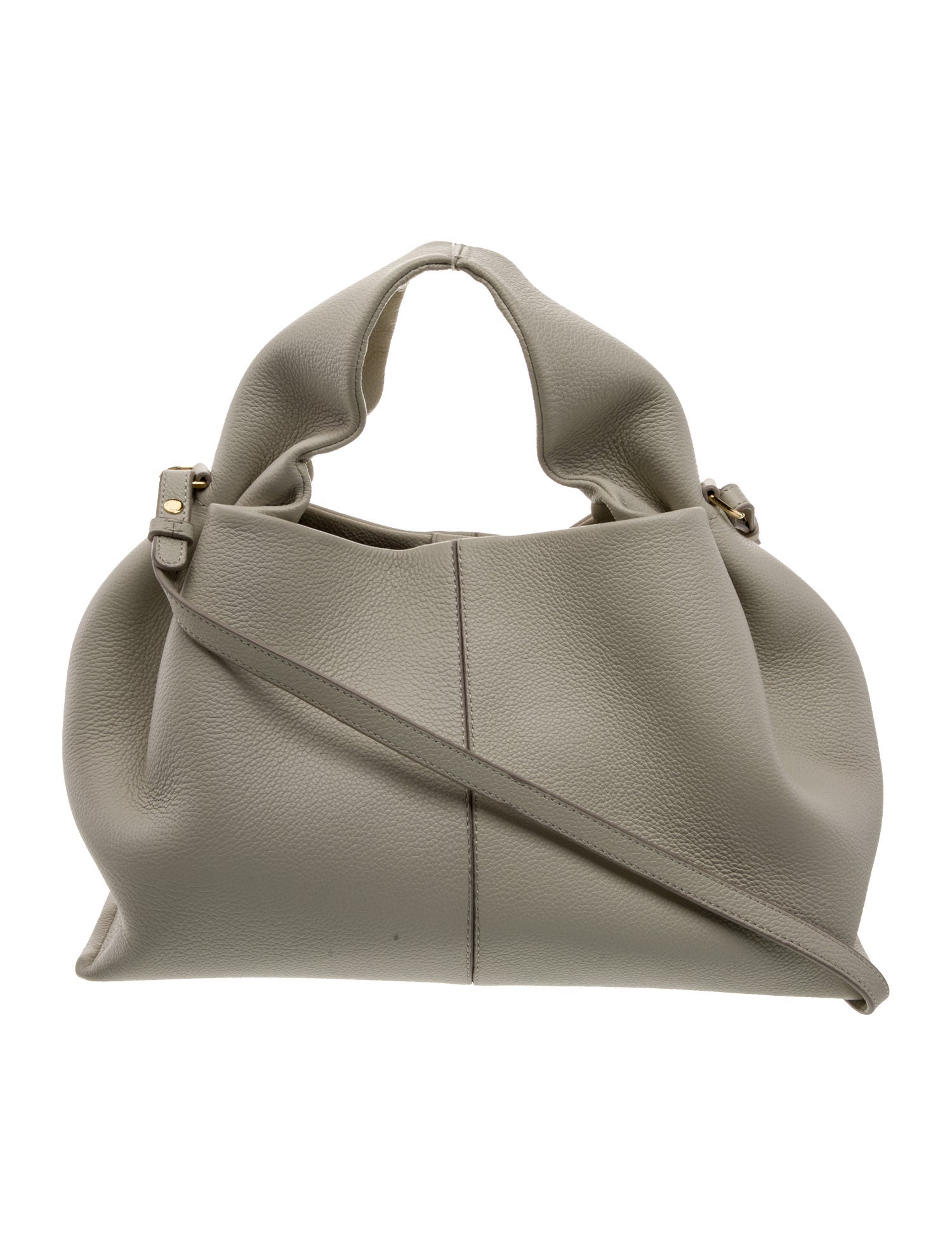 Polène Leather Top Handle Bag