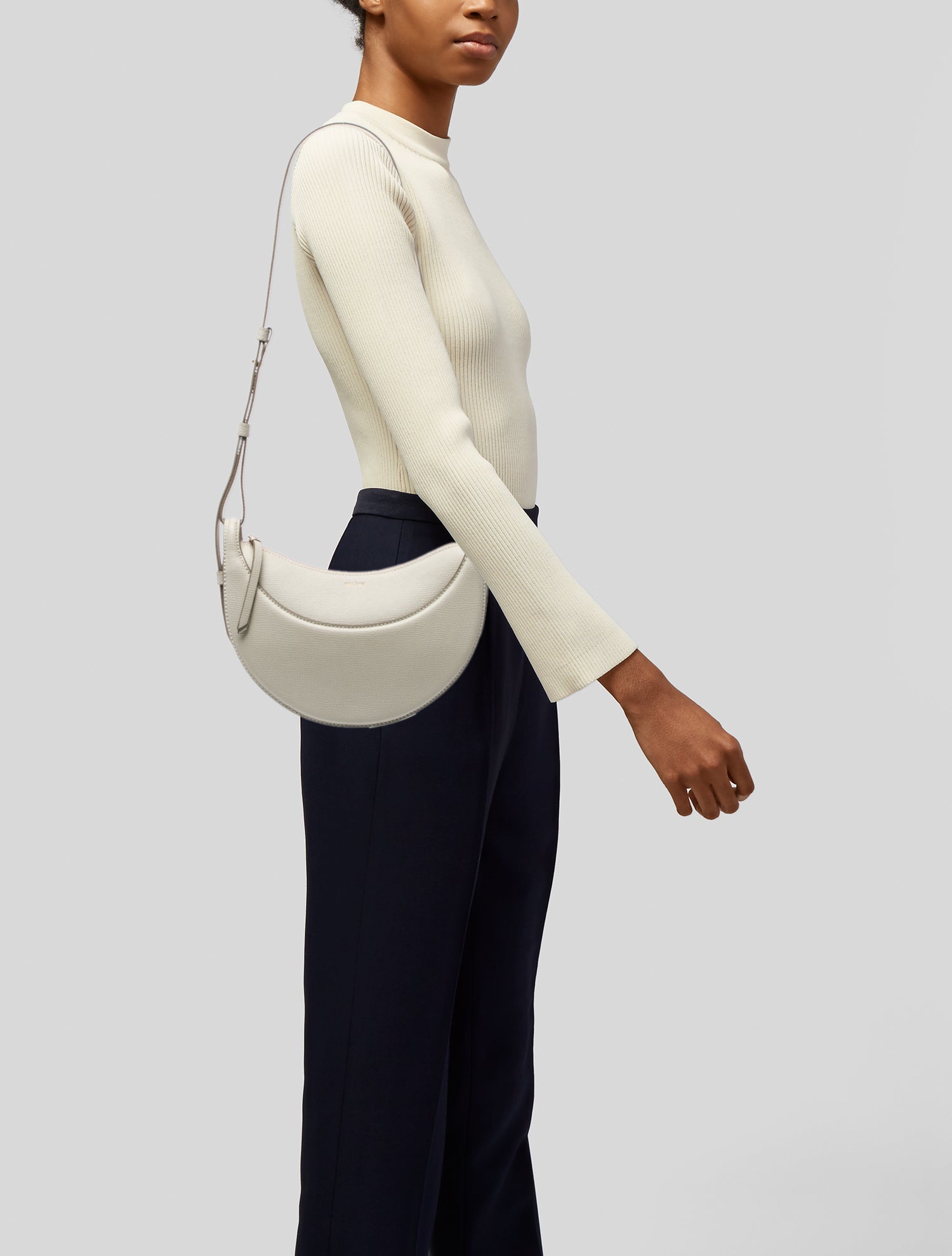 Polène Leather Crossbody Bag