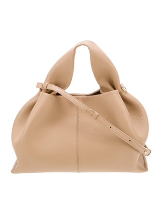 Polène Leather Top Handle Bag