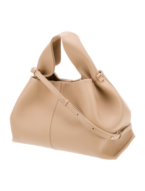 Polène Leather Top Handle Bag
