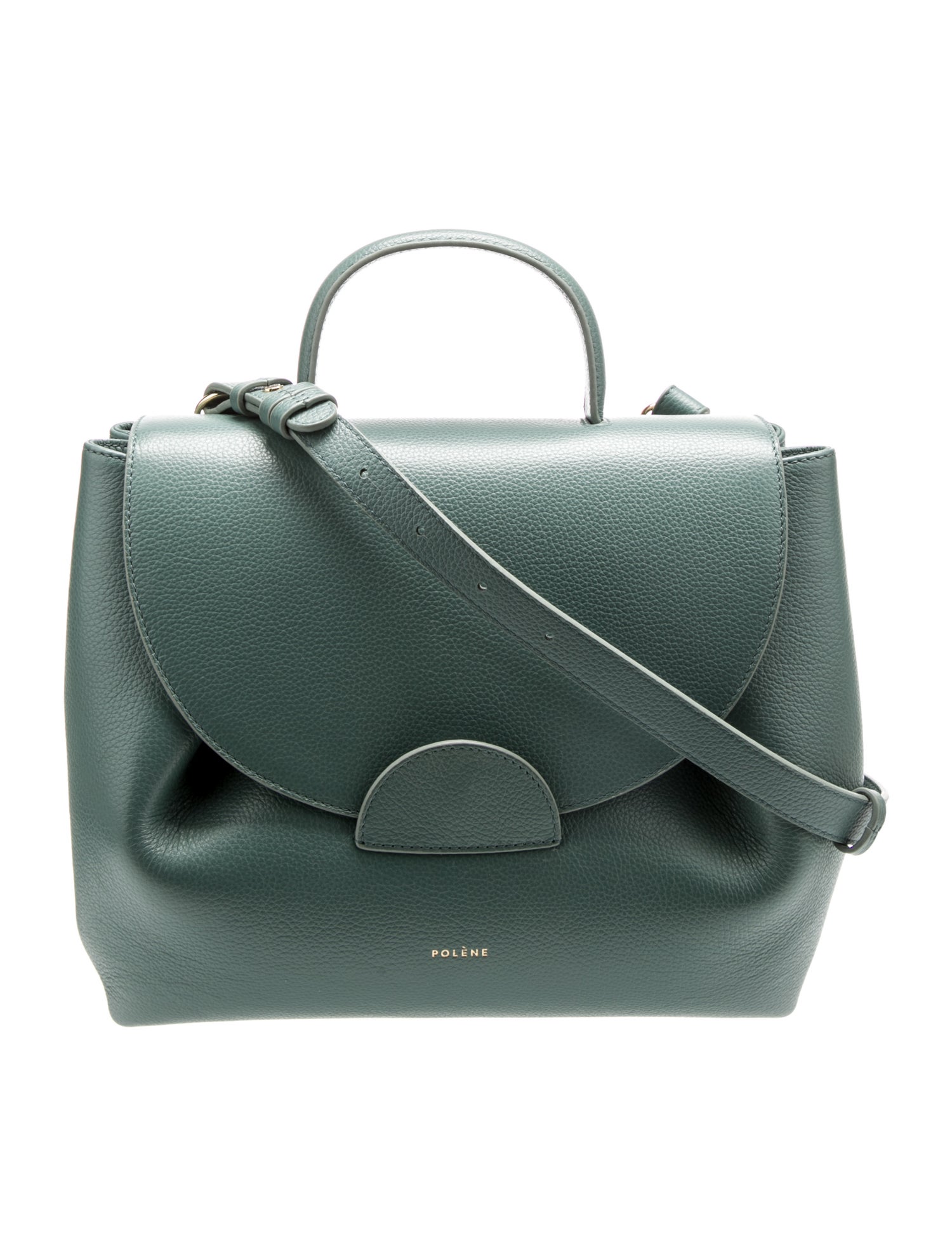 Polène Leather Shoulder Bag