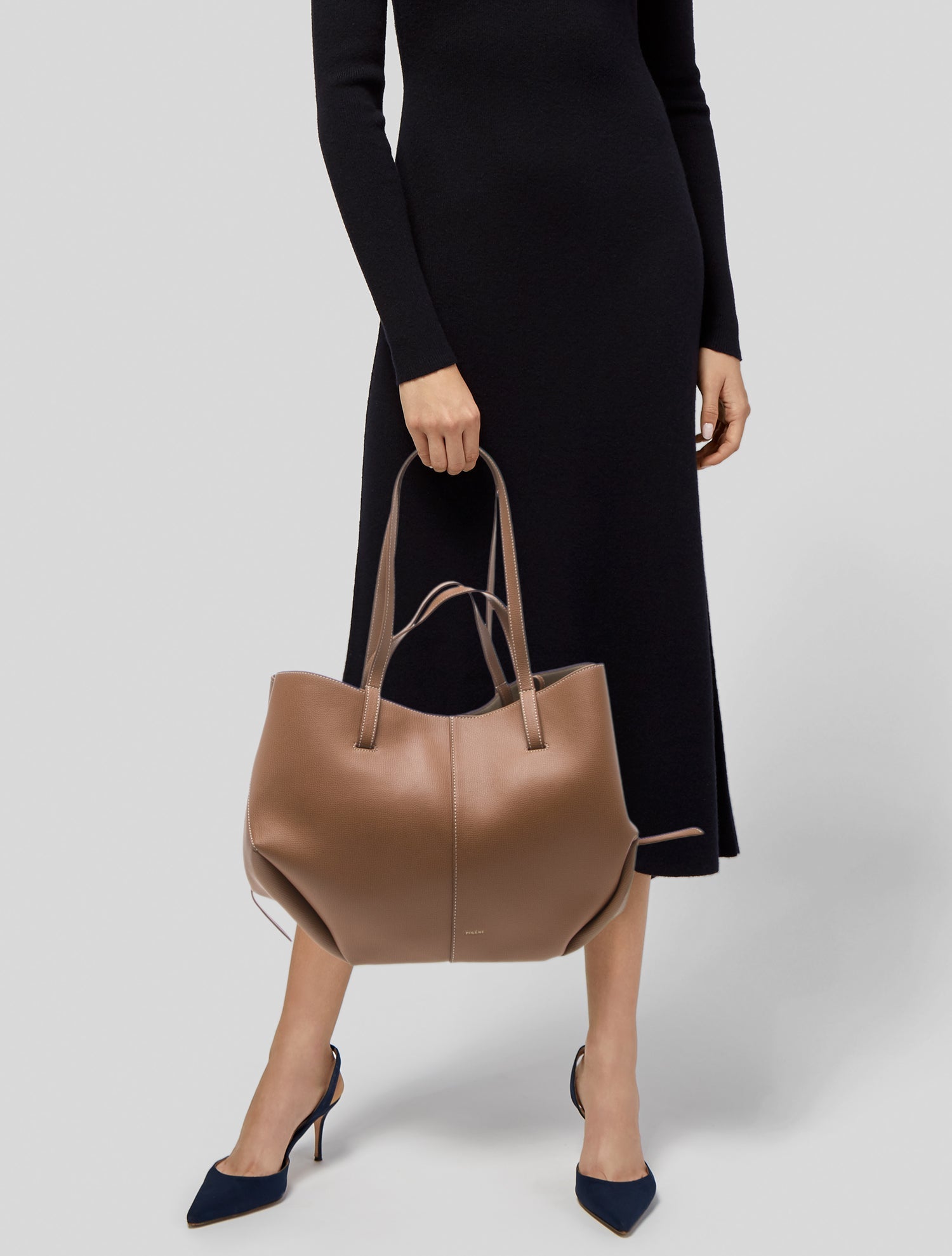 Polène Leather Tote