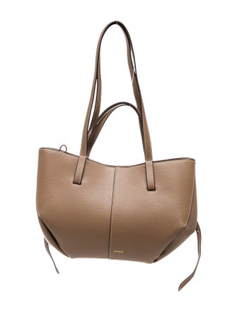 Polène Leather Top Handle Bag