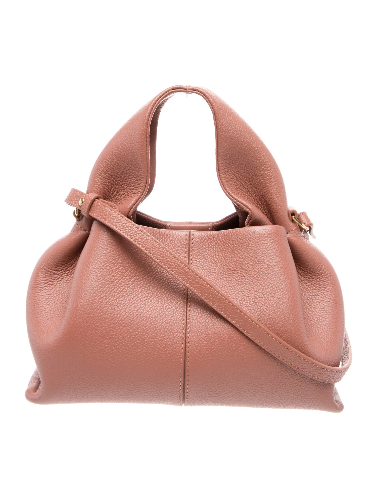 Polène Leather Top Handle Bag