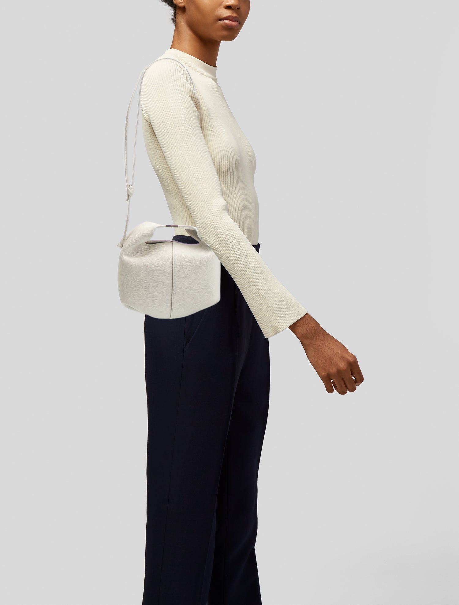 Polène Leather Crossbody Bag