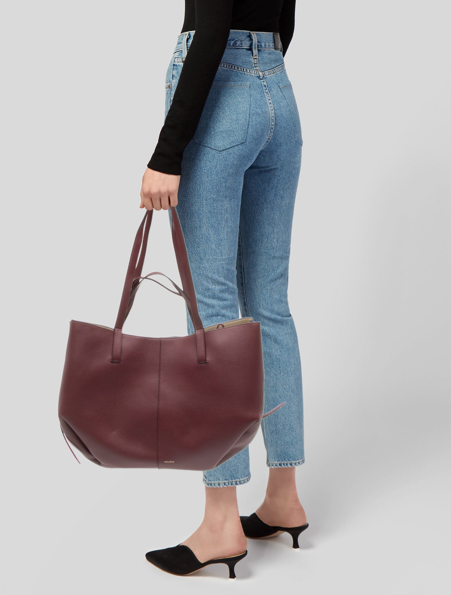 Polène Leather Tote
