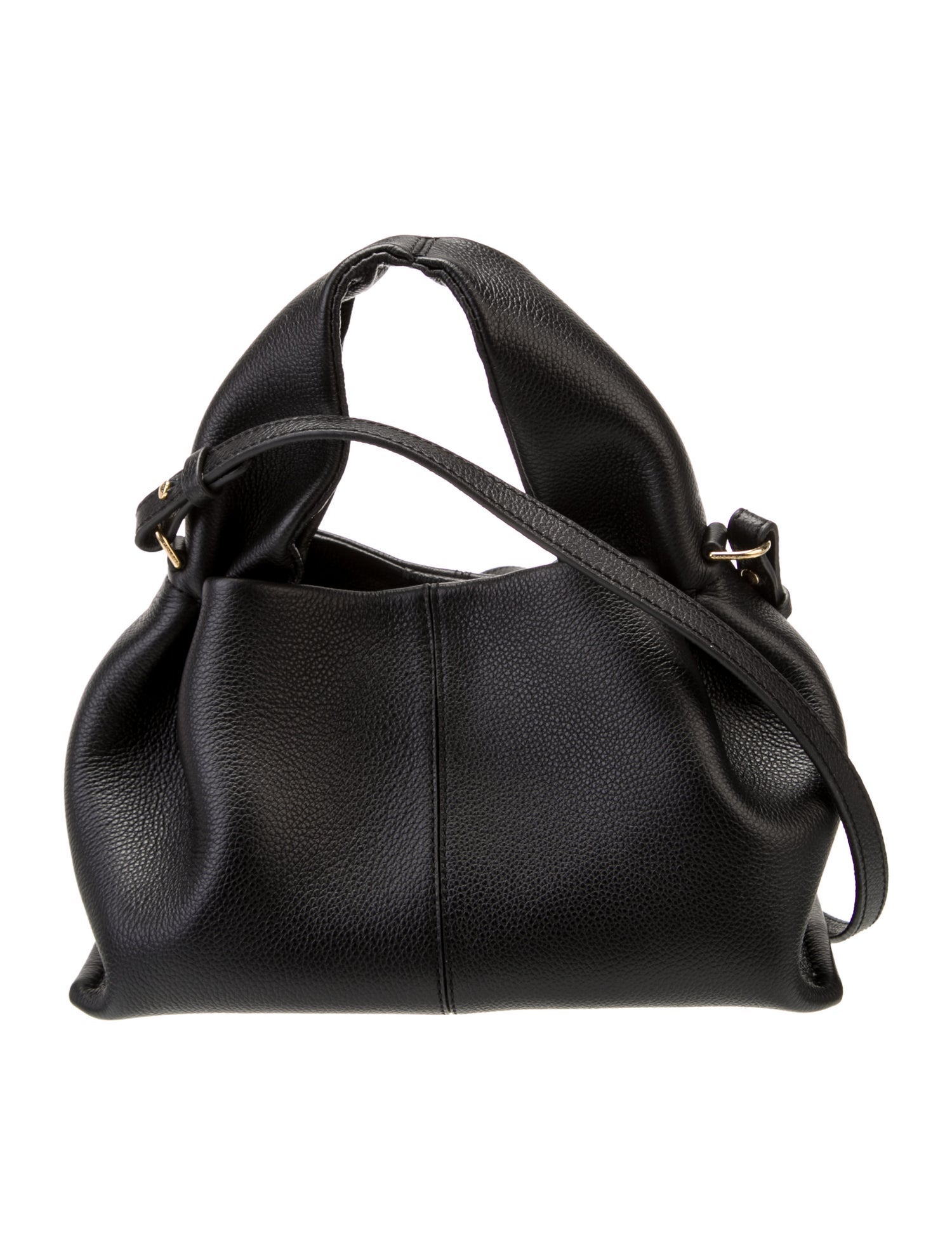 Polène Leather Top Handle Bag