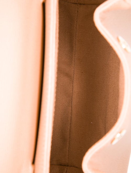 Polène Leather Numéro Un Nano Textured Tan