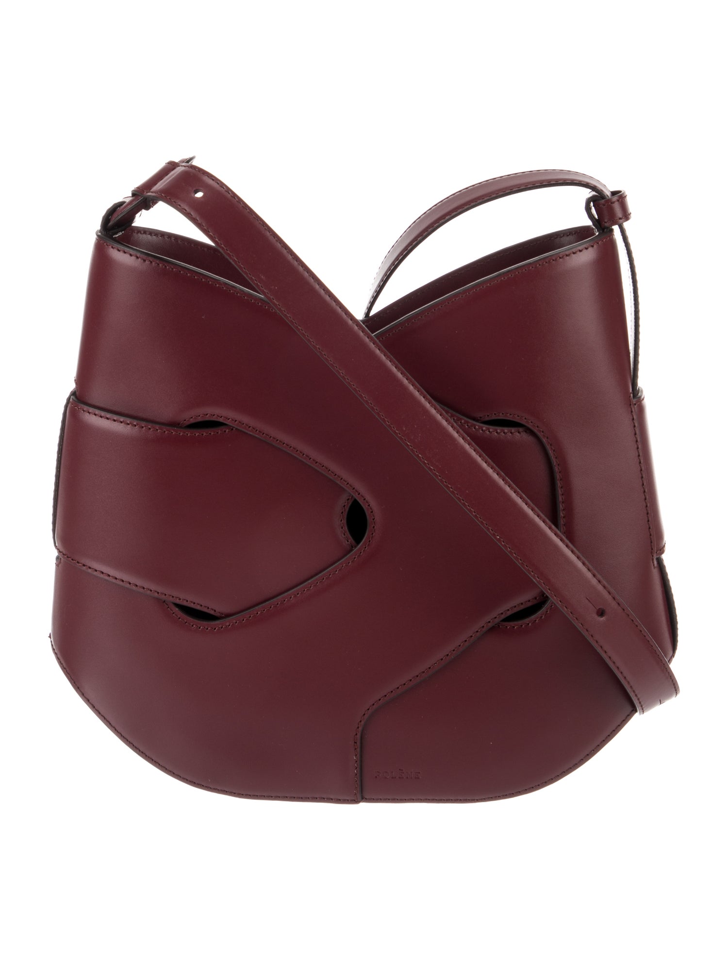 Polène Leather Crossbody Bag