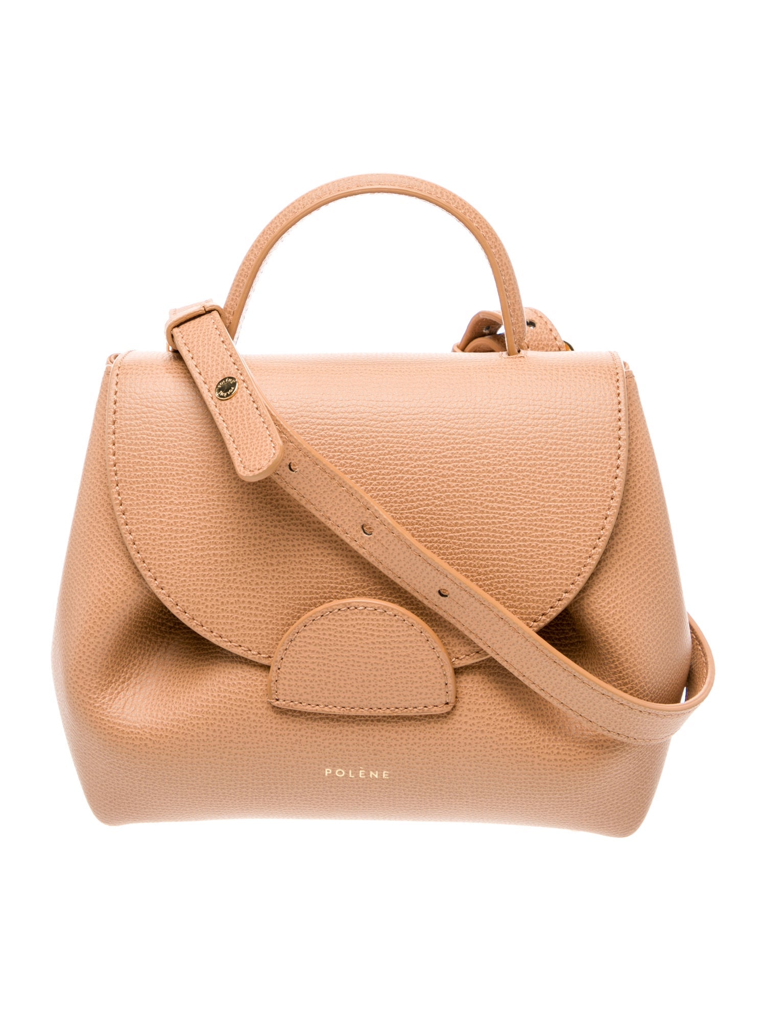 Polène Leather Crossbody Bag